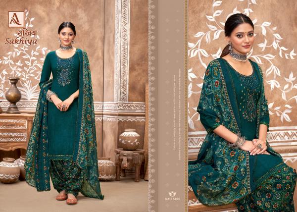 Alok Sakhiya 3 Festive Wear Viscose Designer Dress Material Collection